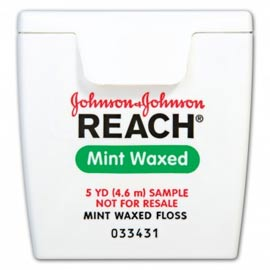 REACH® Base Dental Floss Mint Waxed 5yd Case of 144 - REACH® Base Dental Floss Mint Waxed 5yd Case of 144 - Image 1