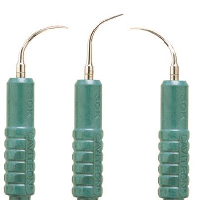 Cavitron Ultrasonic Insert, FSI Slimline, Straight, Left &amp; Right, 30K, Dark Green Handle, 3/Pk, 80399 thumbnail 9