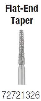 847-016C FG Flat End Taper Diamond - Sterile (25) - 847-016C FG Flat End Taper Diamond - Sterile (25) - Image 1