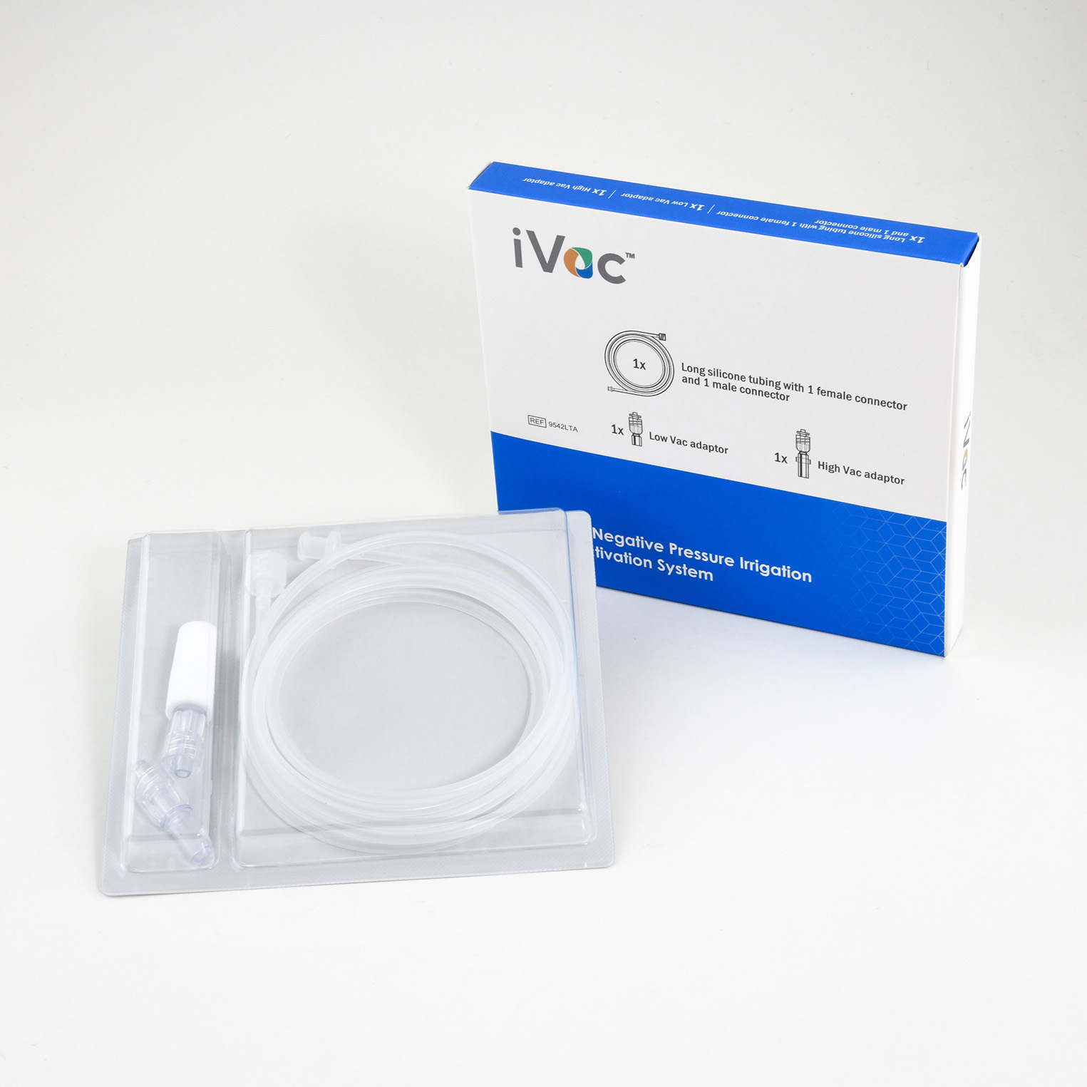 iVac Irrigation System Long Silicone Tubing and Connectors 1/Pk image