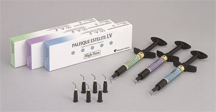 -Palfique Estelite A3 LV Med Flow Syringe 3g + Tips - -Palfique Estelite A3 LV Med Flow Syringe 3g + Tips - Image 1