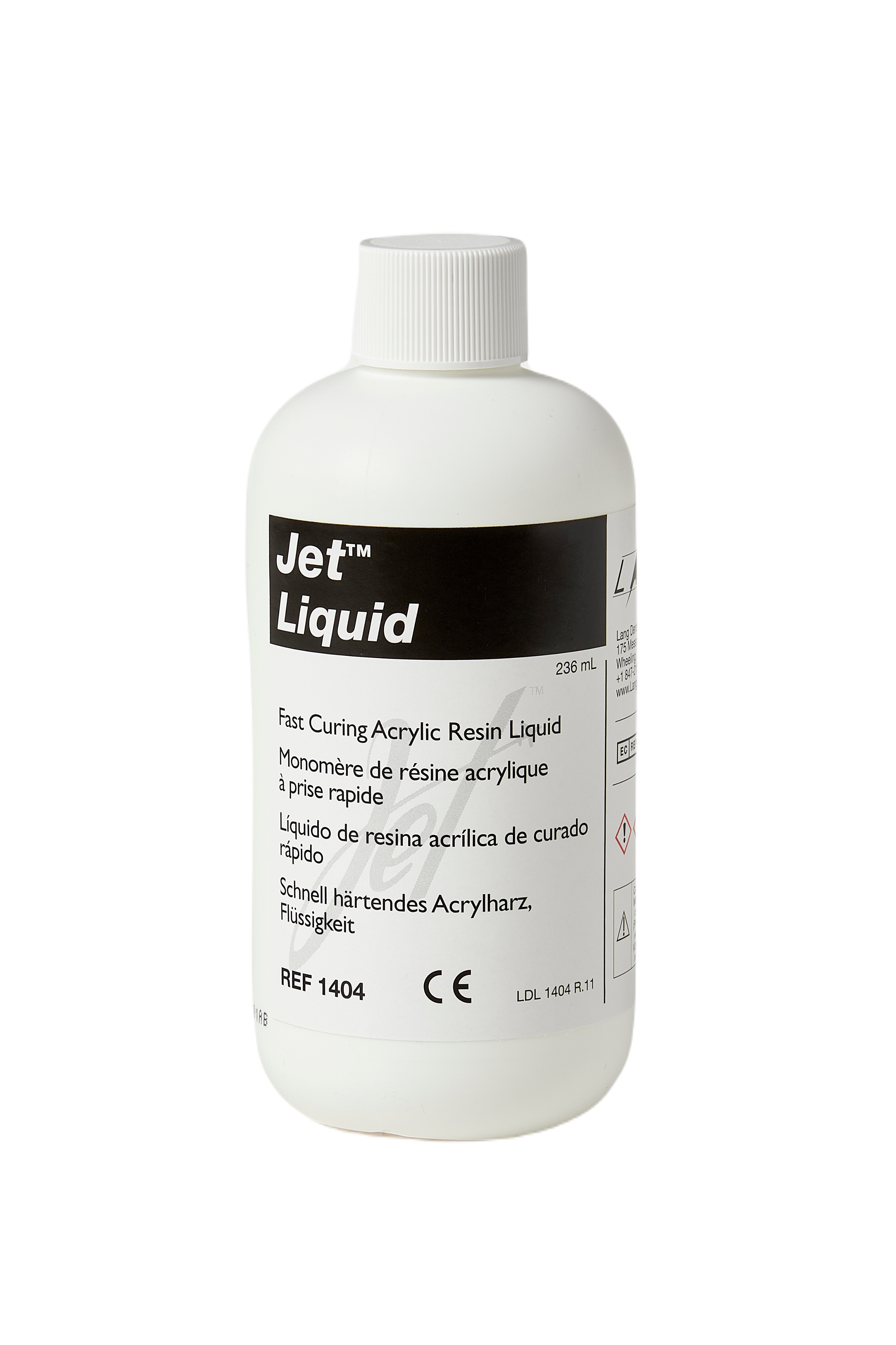 Jet Denture Repair Liquid, Clear 16oz product image