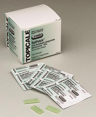 Topicale Anesthetic Gel Patch, 1.4 mm, Mint, 25/Pk thumbnail 14