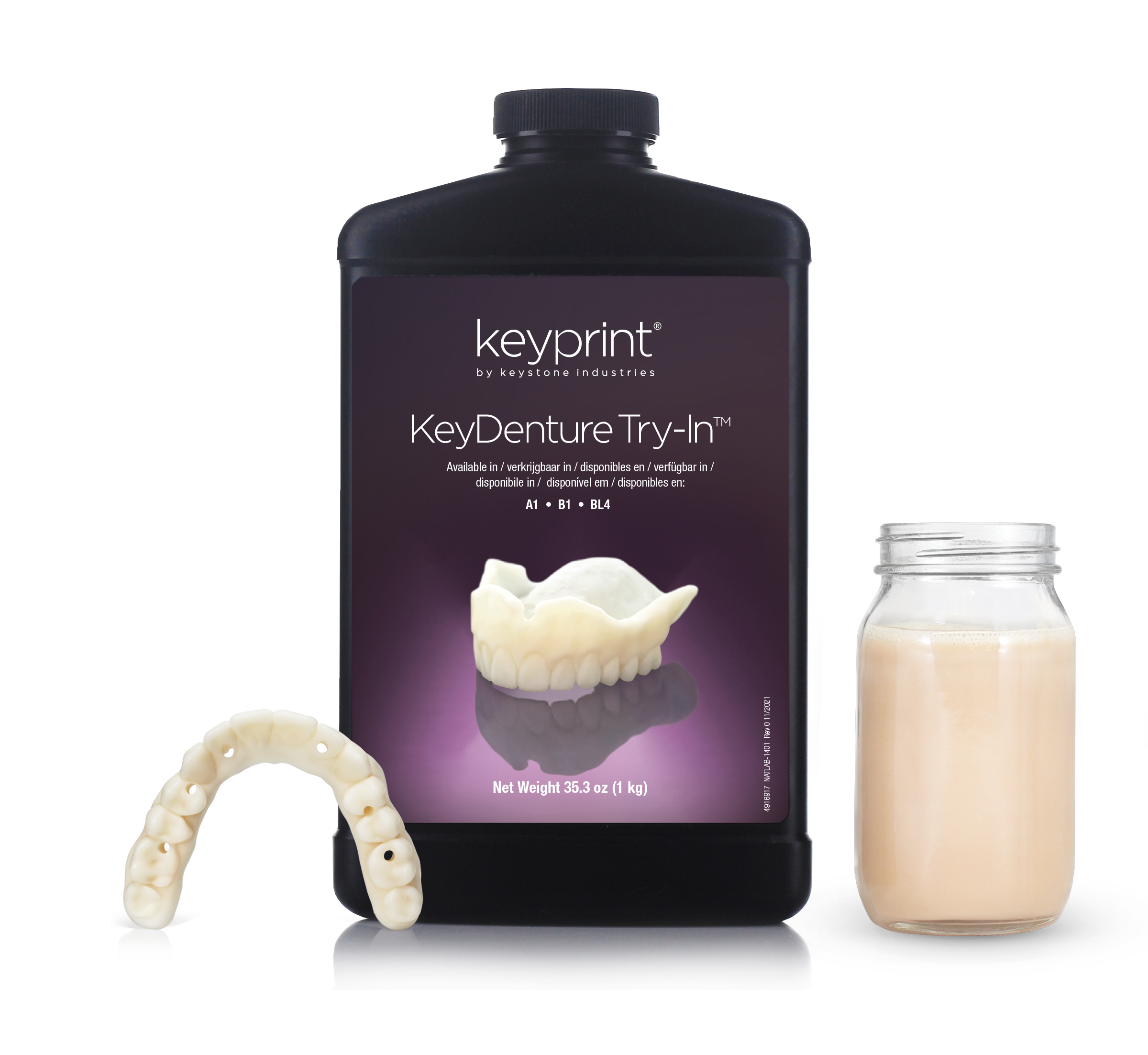 KeyPrint KeyDenture Try-In B1 1kg/Bt thumbnail 5