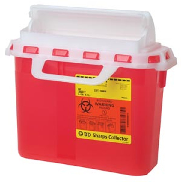 Sharps Collector 2 Gal Red Cntr Balance Pearl Door product image