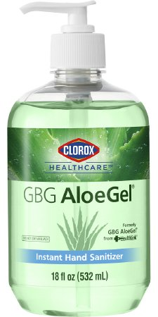 GBG AloeGel Gel Sanitizer 18 oz Pump Bottle EA thumbnail 2