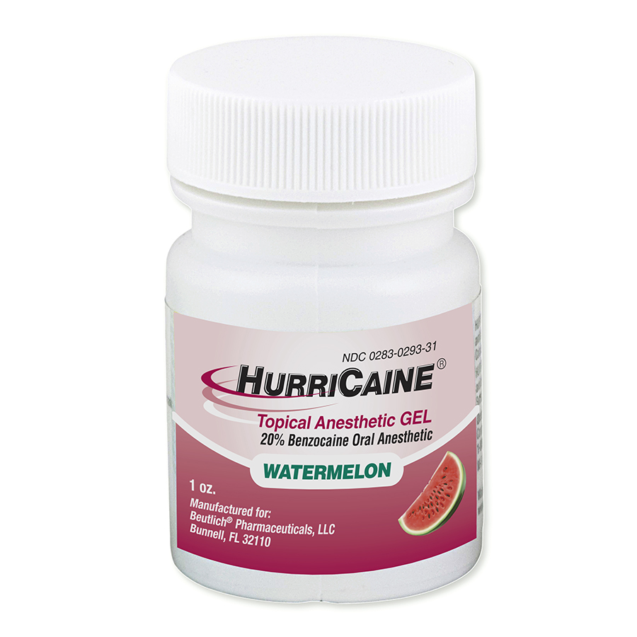 HurriCaine Topical Anesthetic Gel Watermelon 1oz/Jr thumbnail 2