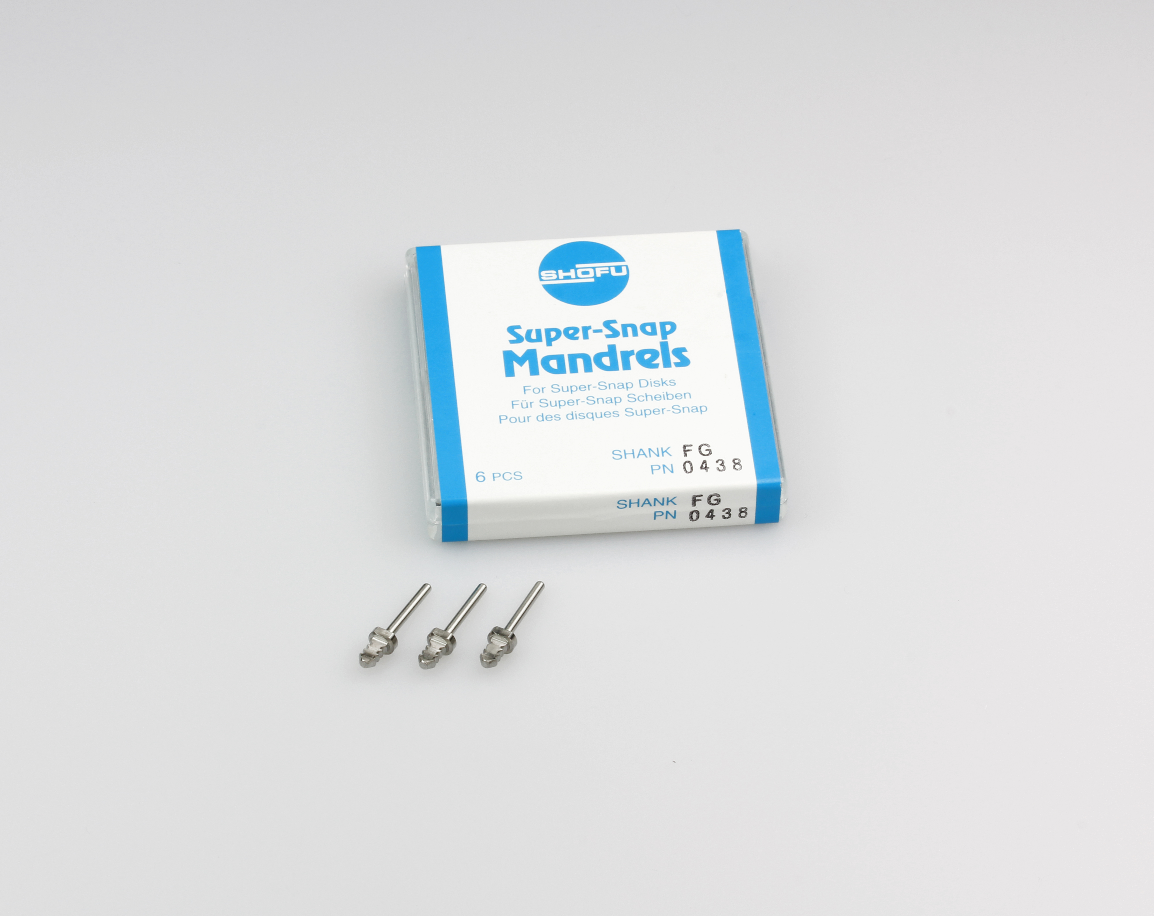 Super-Snap Disk and Buff Disk Mandrels, FG, Stainless Steel, 6/Pk, 0438 thumbnail 8