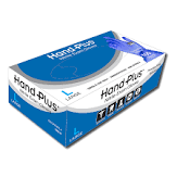 --HandPlus LRG Blue Nitrile PF Exam Gloves (100) product image