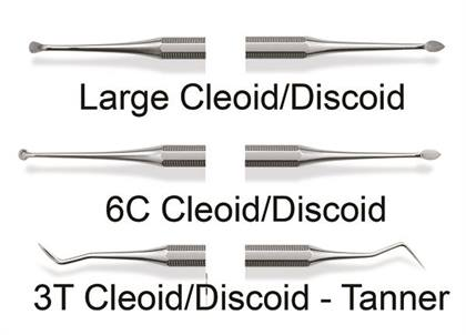 Carver, Discoid-Cleoid, Double-End, Octagonal Handle, Large, 1/Pk, 1003045 thumbnail 9