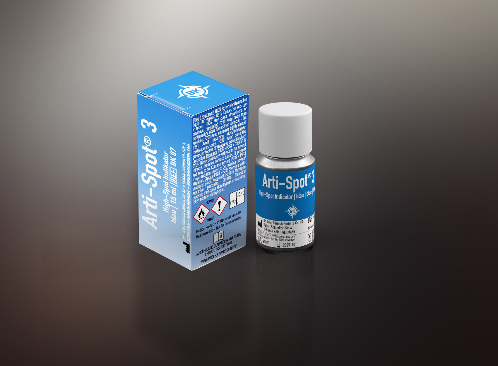 Arti-Spot 3 Brush On High Spot Indicator Liquid Blue 15 mL FD&C Colorants Ea thumbnail 5