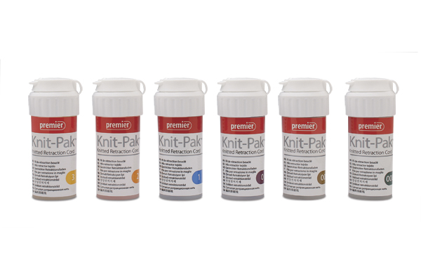 Knit-Pak+ Impregnated Retraction Cord, Knitted, Aluminum Chloride, Blue, 100" 1/Pk, 9007564 thumbnail 10