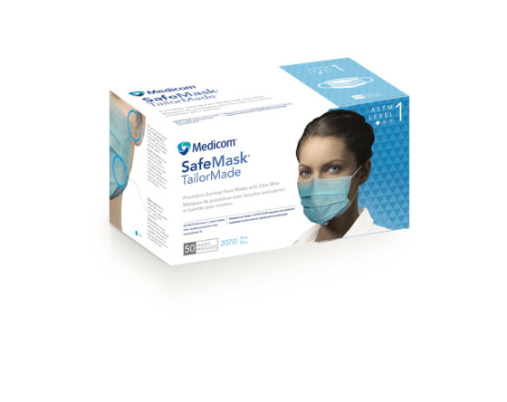 SafeMask TailorMade Mask ASTM Level 1 Blue 50/Bx thumbnail 8