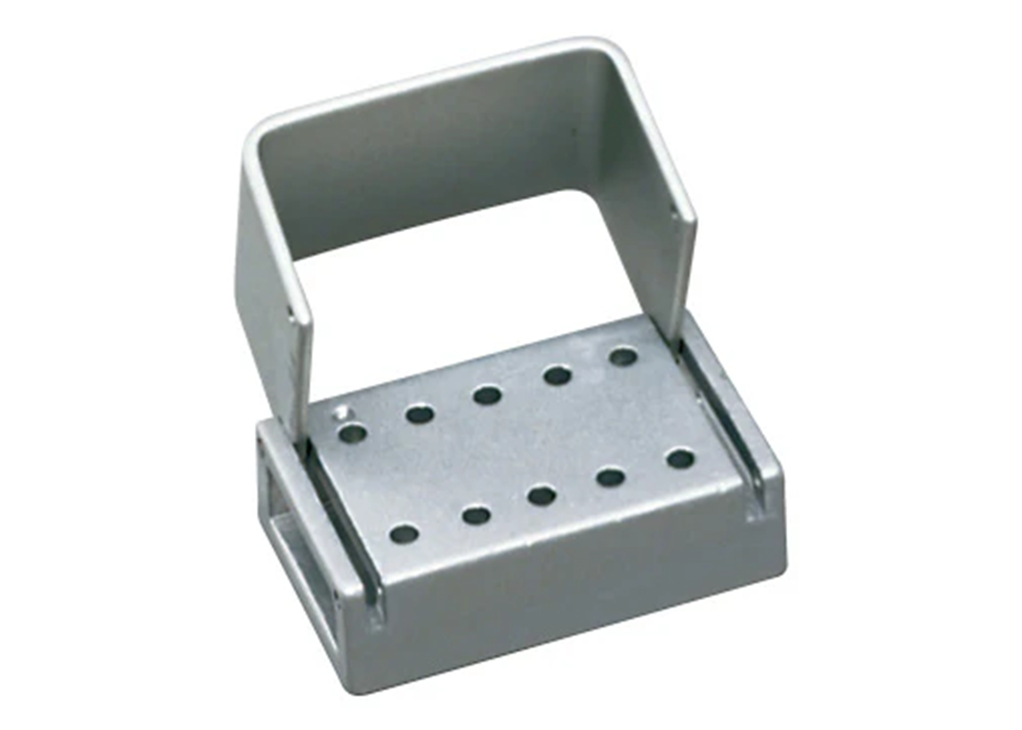 Anodized Aluminum Bur Blocks FG/LA 10-Hole product image