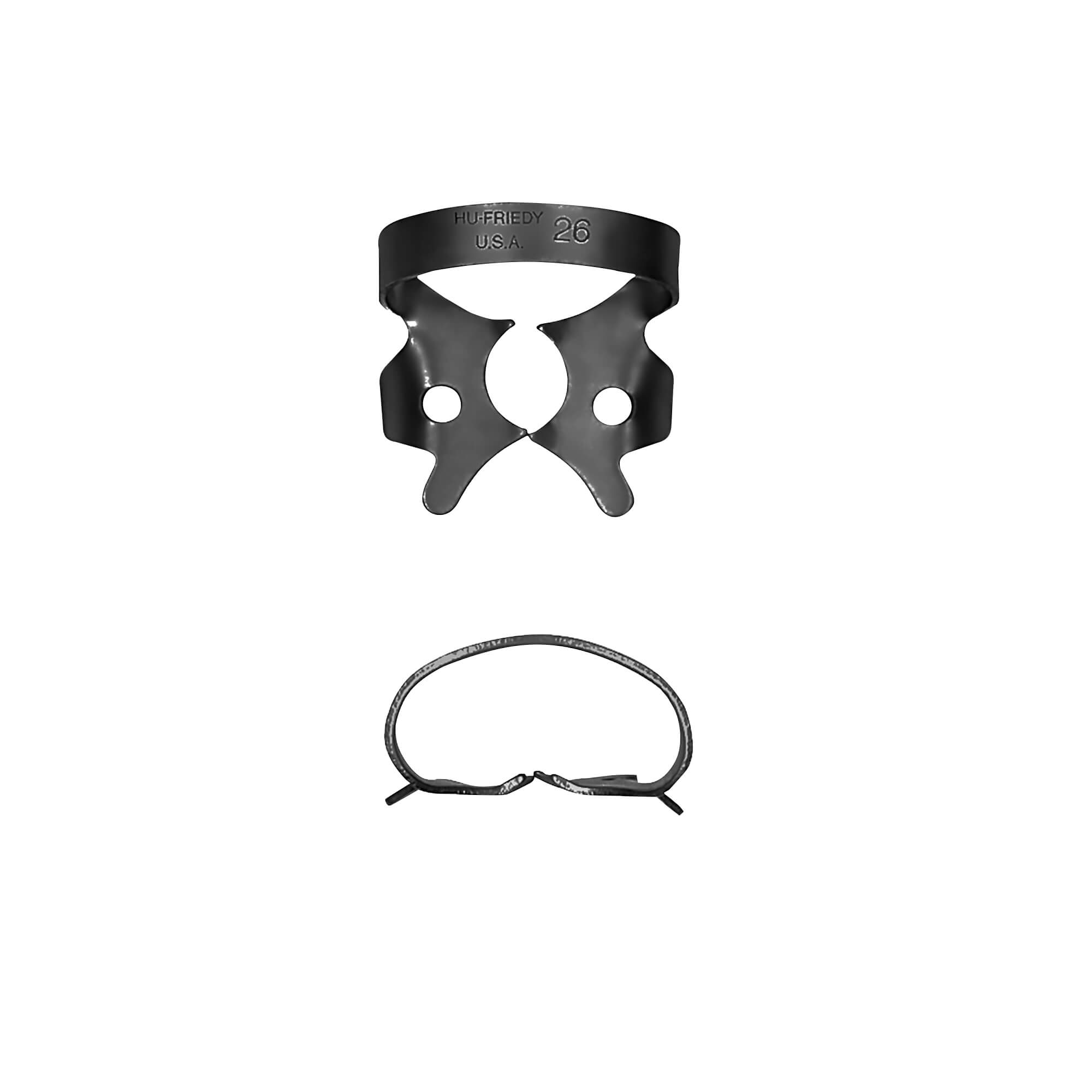 Hu-Friedy Black Line Rubber Dam Clamp Winged Size 26 Ea thumbnail 8