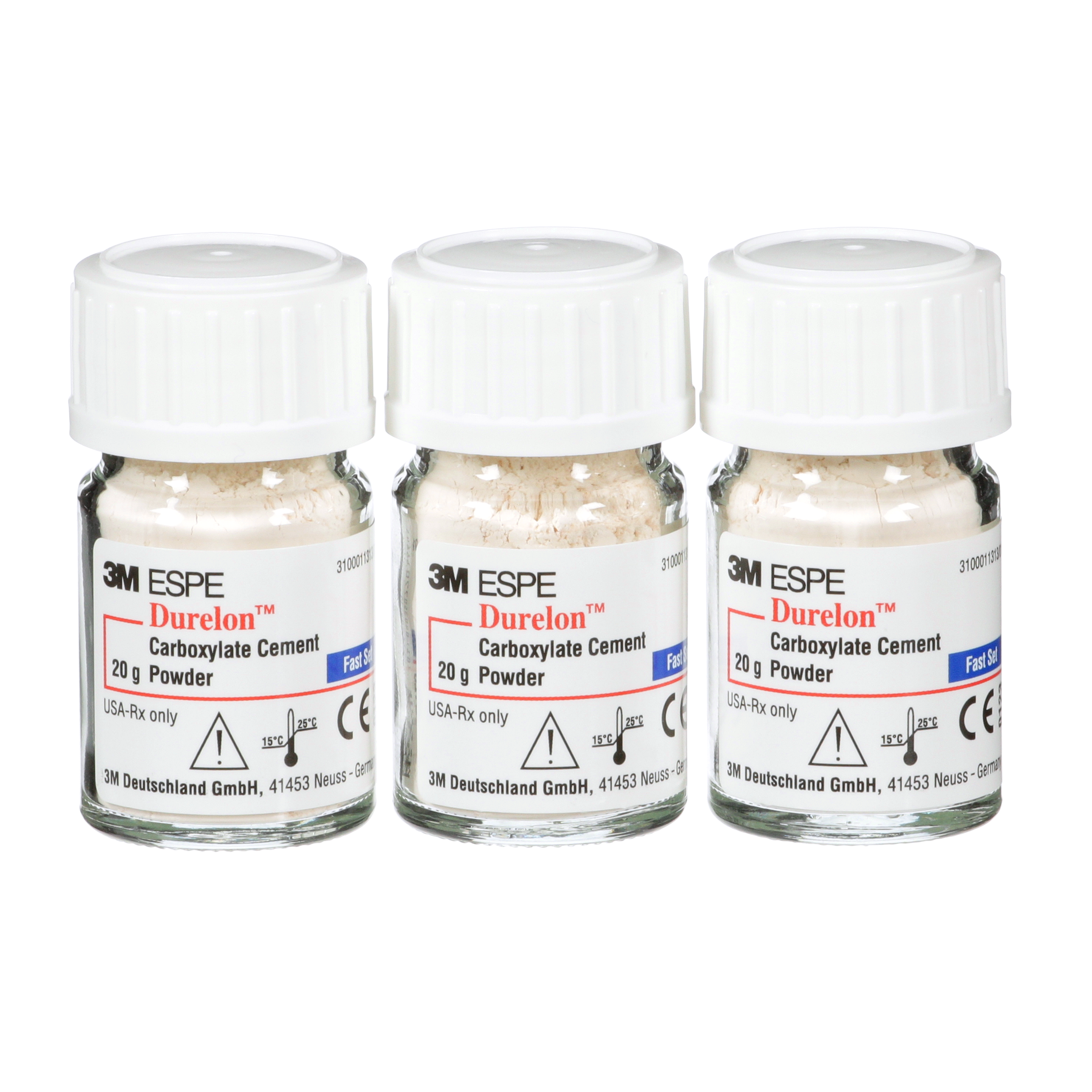 Durelon Carboxylate Luting Cement, Fast Set, Powder Triple Pack, 60 g/Bt, 3/Pk thumbnail 9