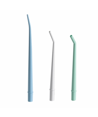 High Volume Evacuator Surgical Aspirator Tips, Plastic, Standard, 0.32 cm, White, 25/Pk, ZSAWH thumbnail 10