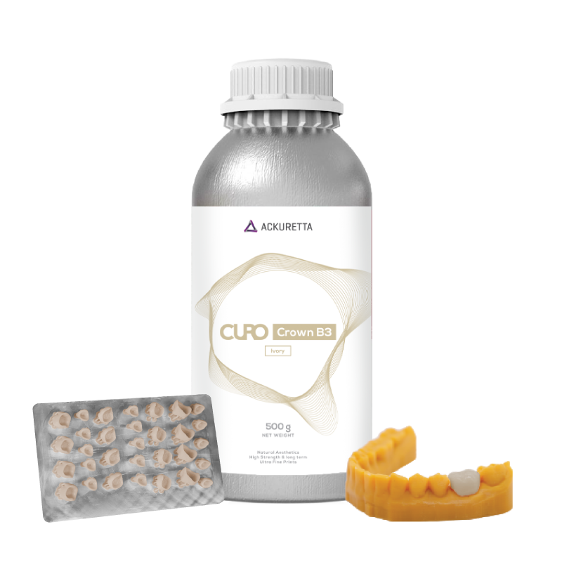 CURO Crown 3D Resin, 500 g Bottle - B3 product image