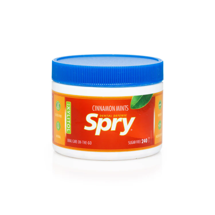 Spry Breath Freshening Mints Cinnamon Xylitol 240/Jr - Spry Breath Freshening Mints Cinnamon Xylitol 240/Jr - Image 1