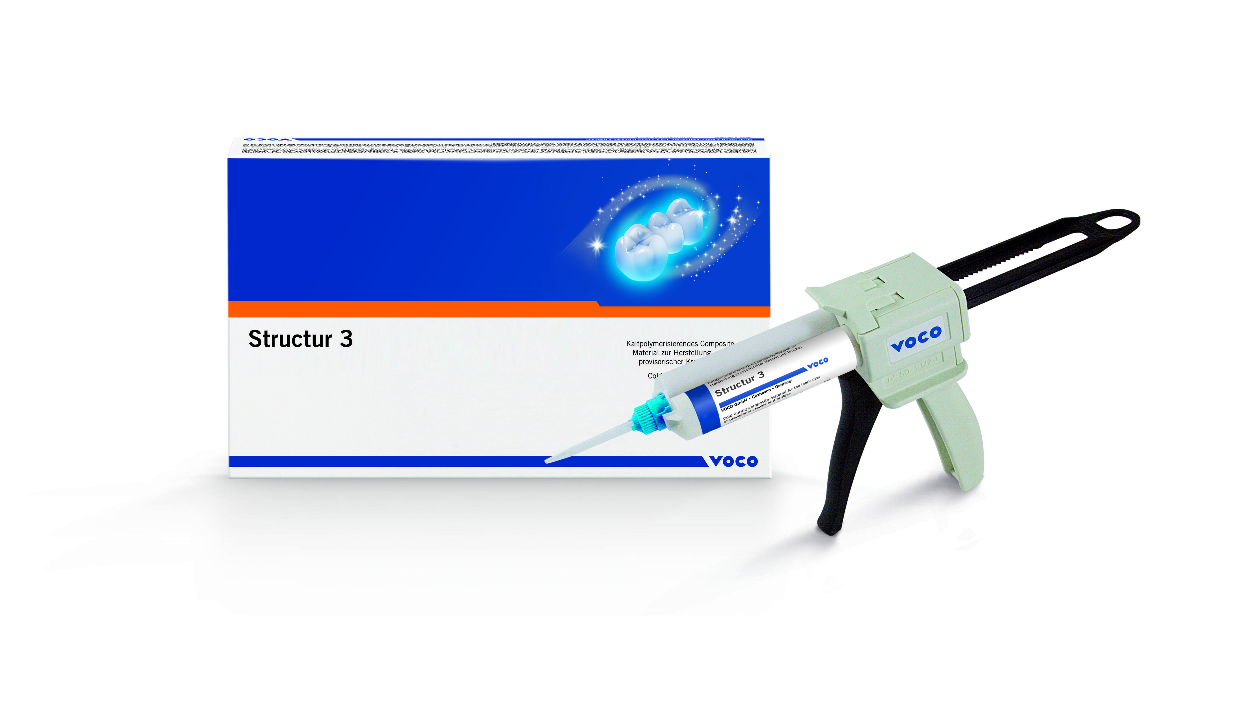 Structur 3 Temporary Material 50 mL Shade A2 Bulk Cartridge Intro Kit thumbnail 3