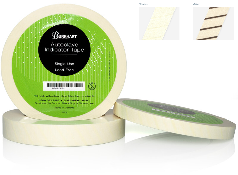 Autoclave Indicator Tape 3/4" - Lead Free (60 Yrd) thumbnail 2