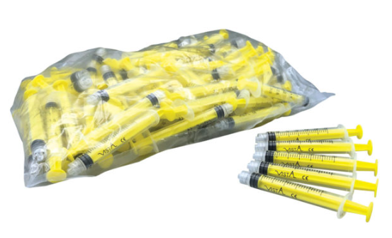 Luer Lock Style Irrigation Syringe 12 cc Yellow image