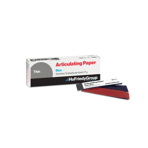 Articulating Paper Pre-Cut Strip, Thin, 71 microns, Blue, 144/Box, TPT thumbnail 13