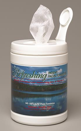 Refresh Patient Facial Towelettes, 6" x 6.75", 140 Wipes/Pk, 3515 thumbnail 8