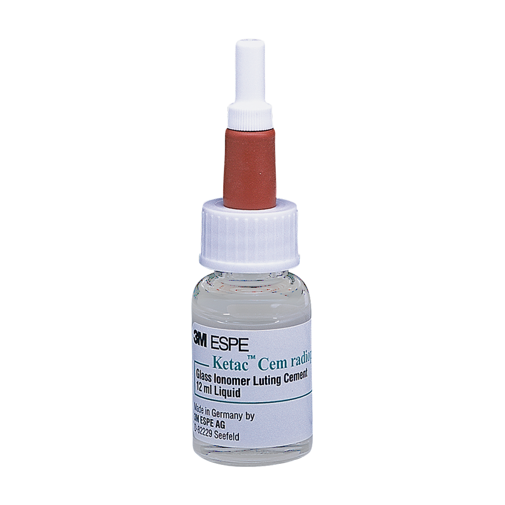 Ketac Cem Radiopaque Glass Ionomer Luting Cement, Liquid Refill, 12 ml, 1/Pk thumbnail 13