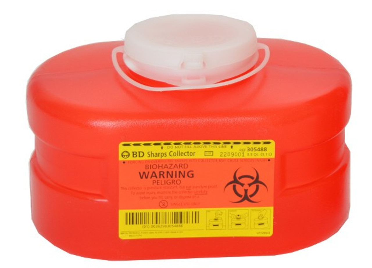 Medium Sharps Container-6.9Qt. Funnel thumbnail 2