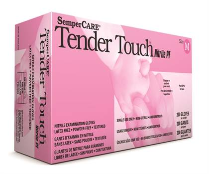 Tender Touch XS Nitrile PF Gloves (200) - Tender Touch XS Nitrile PF Gloves (200) - Image 1