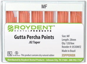 #45 .02 Gutta Percha Points 28mm Box of 6 thumbnail 3