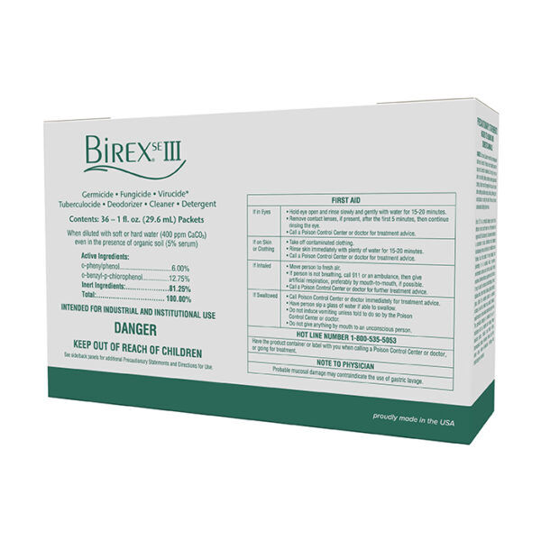 Birex SE III Solution Disinfectant Clinic Pack 1 oz 36/Pk thumbnail 9