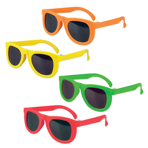 Toy Sunglasses Assorted Neon 24/Pk thumbnail 2