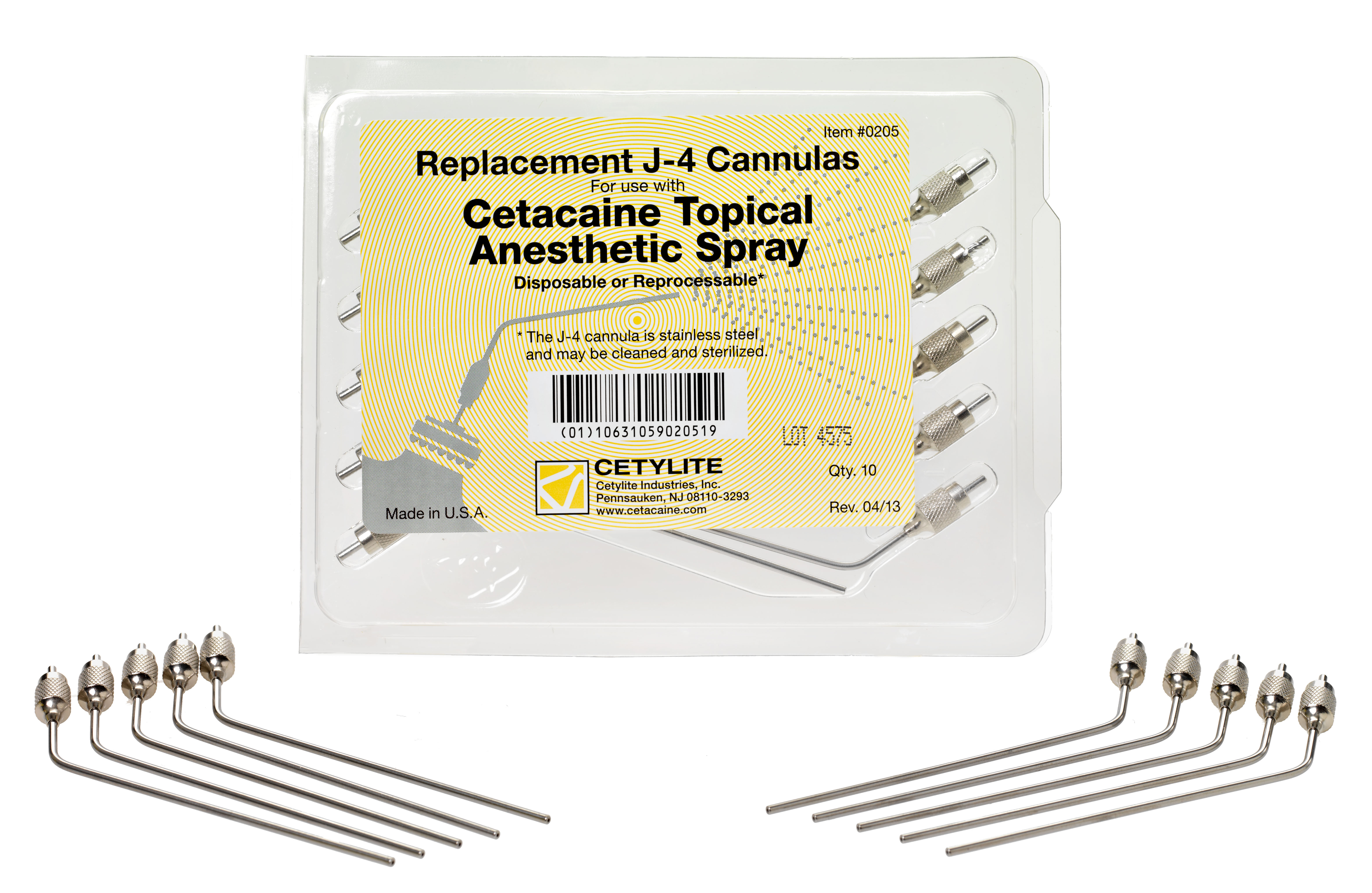 Cetylite Cannulas Topical Anesthetic Spray 10/Pk image