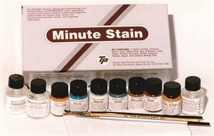 Minute-Stain Denture Accessories Colored Acrylic Cervical Blend 1/4oz/Bt thumbnail 3