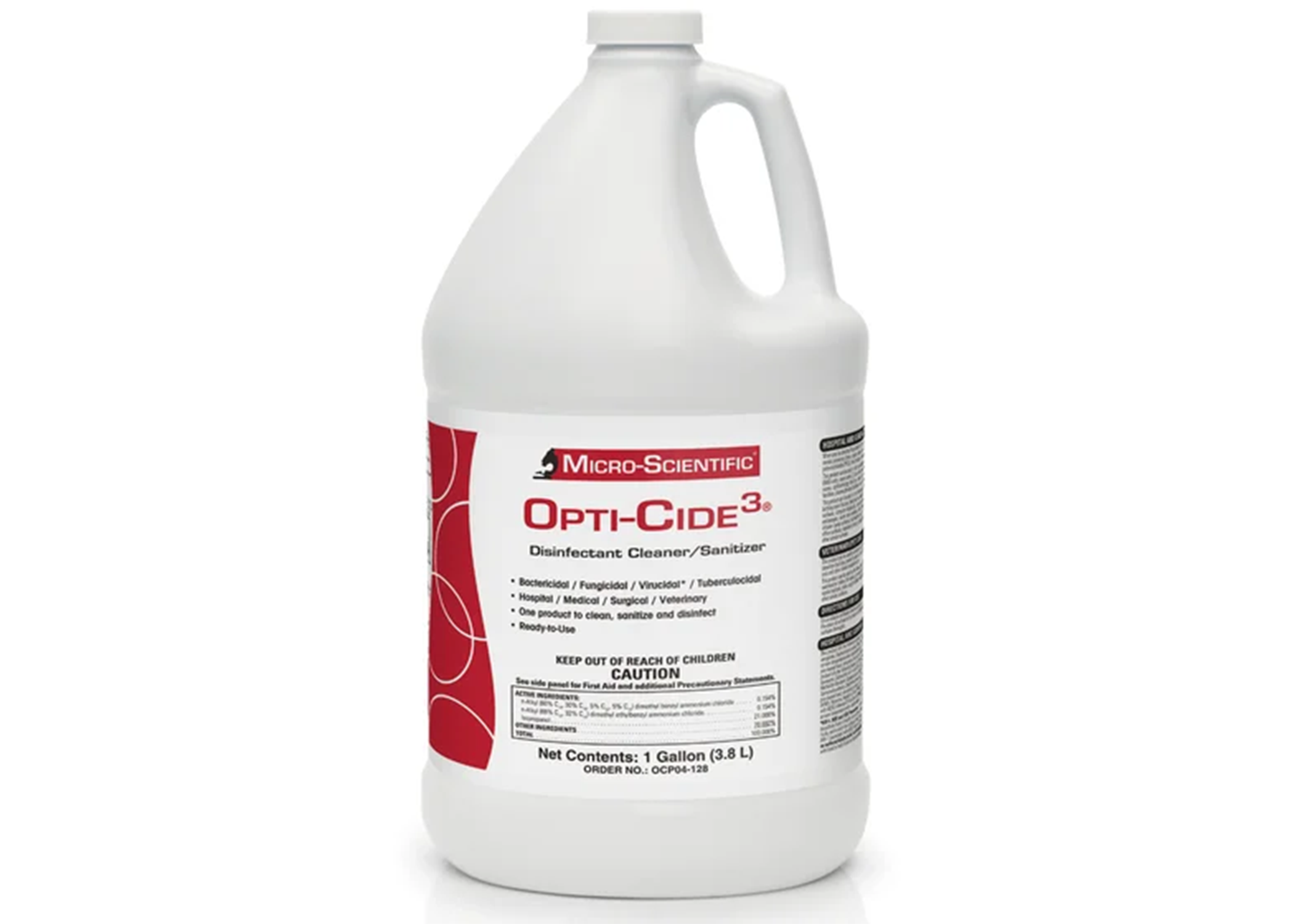 Opti-Cide3 Disinfectant 1-gal Pour Bottle - Opti-Cide3 Disinfectant 1-gal Pour Bottle - Image 1