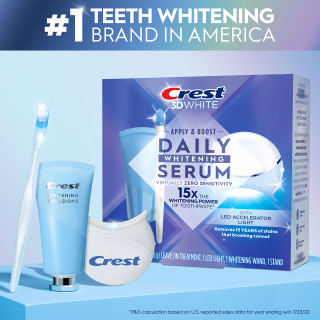 Crest 3D White At Home Whitening Serum Kit Hydrogen Peroxide 3/Ca product image