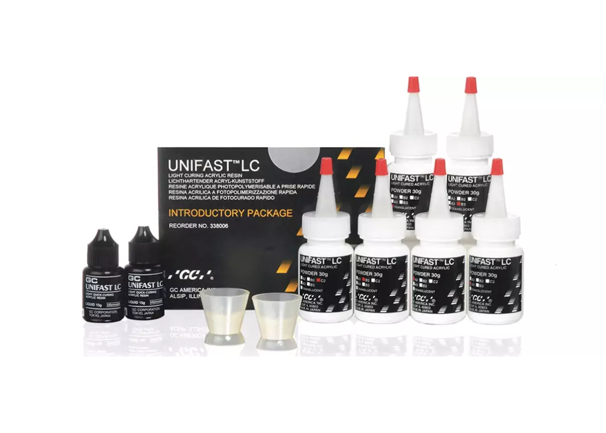 Unifast LC Light-Curing Acrylic Resin, 1:2 Package, Translucent thumbnail 4