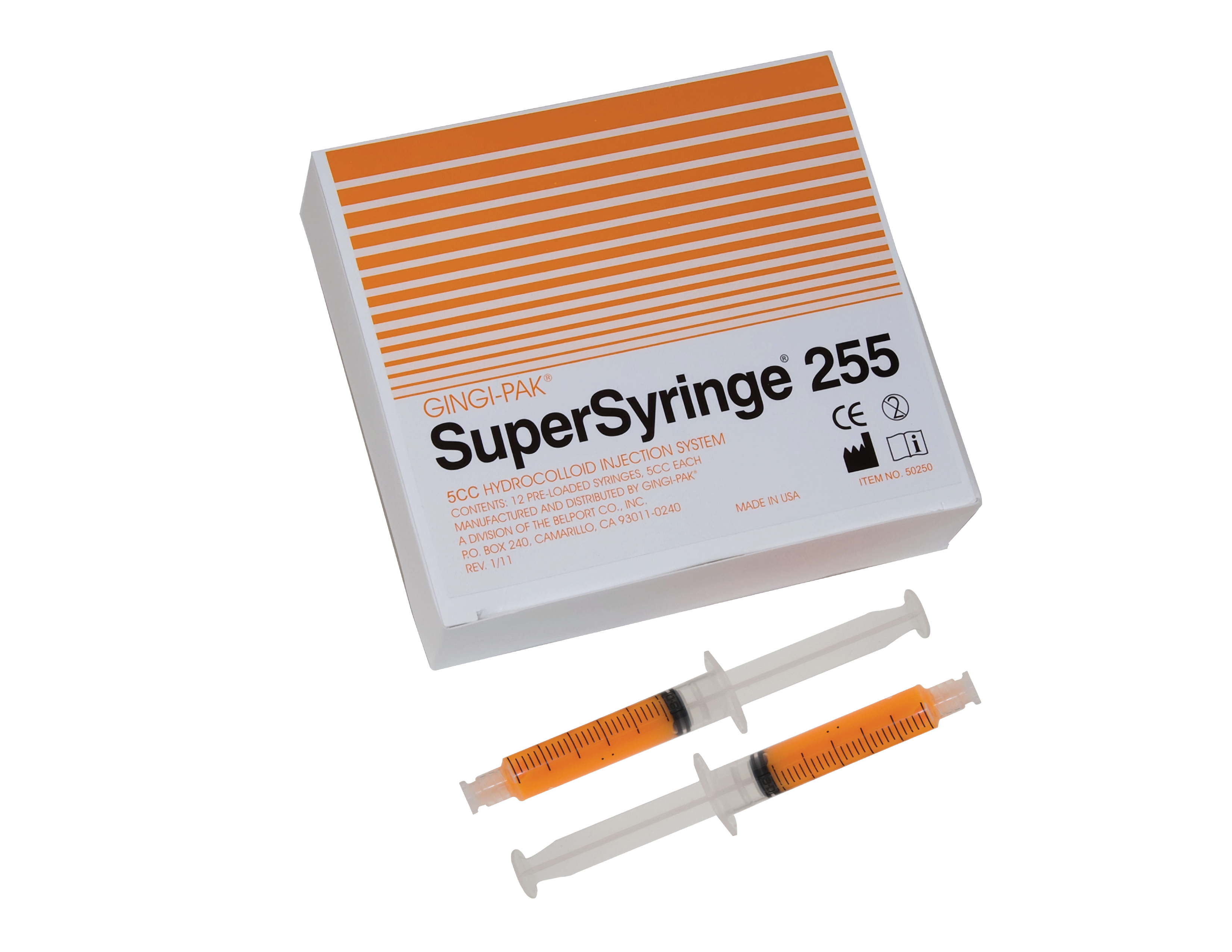 SuperSyringe 255 Syringe Material Hydrocolloid 5 cc 12/Bx product image