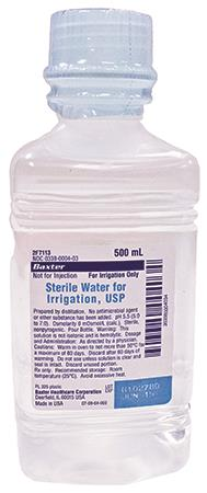 STERILE WATER FOR IRRIGATION 250ML BTL - STERILE WATER FOR IRRIGATION 250ML BTL - Image 1
