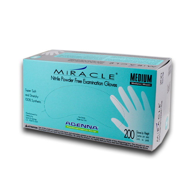 Adenna Miracle Nitrile Exam Gloves, Powder-Free, Small, 200/Box, MIR162 thumbnail 7