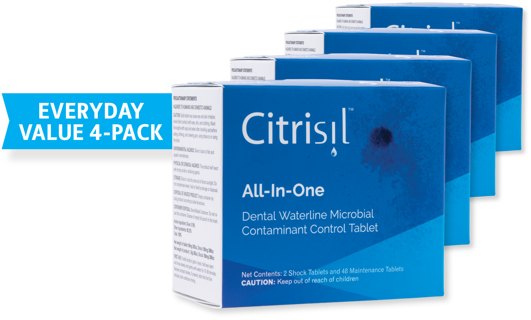 Citrisil Waterline Infection Control Kit 4/Pack 4/Pk image