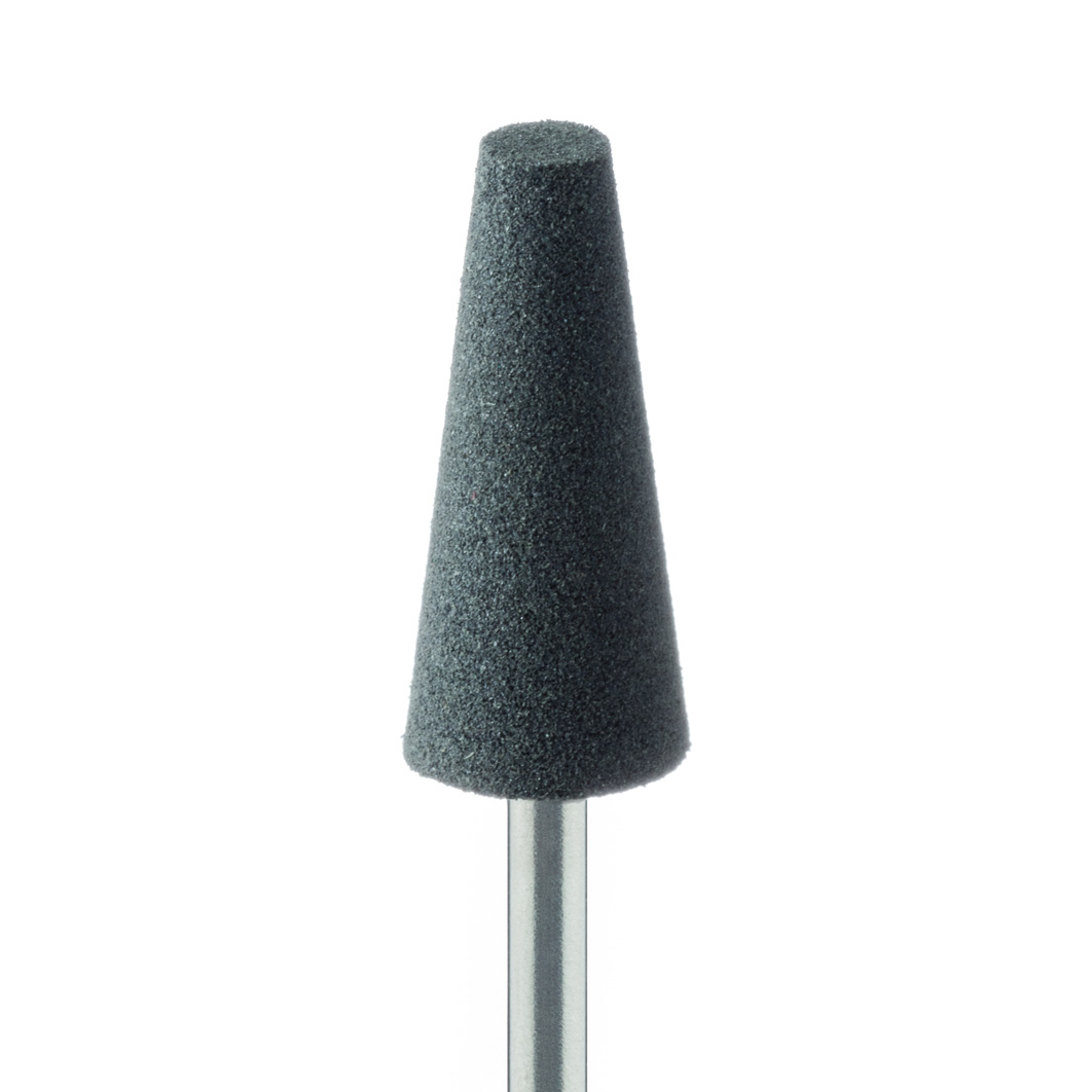 Polisher For Acrylics Flat End Cone 8mm Grey HP Pack of 5 - Polisher For Acrylics Flat End Cone 8mm Grey HP Pack of 5 - Image 1