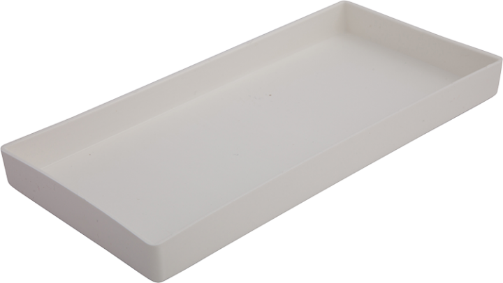 Cabinet Tray 7 7/8 in x 3 3/4 in x 3/4 in Size 19 White Ea thumbnail 7