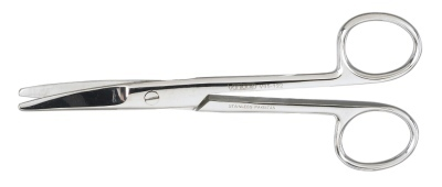 Plastic Surgery Scissors Curved Sharp/Sharp 4-3/4” thumbnail 3