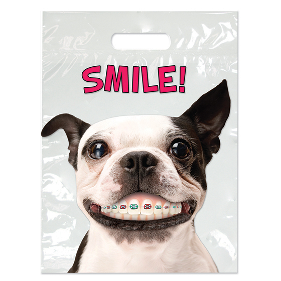 Full Color Bags Dog with Braces 9 in x 13 in 250/Pk product image