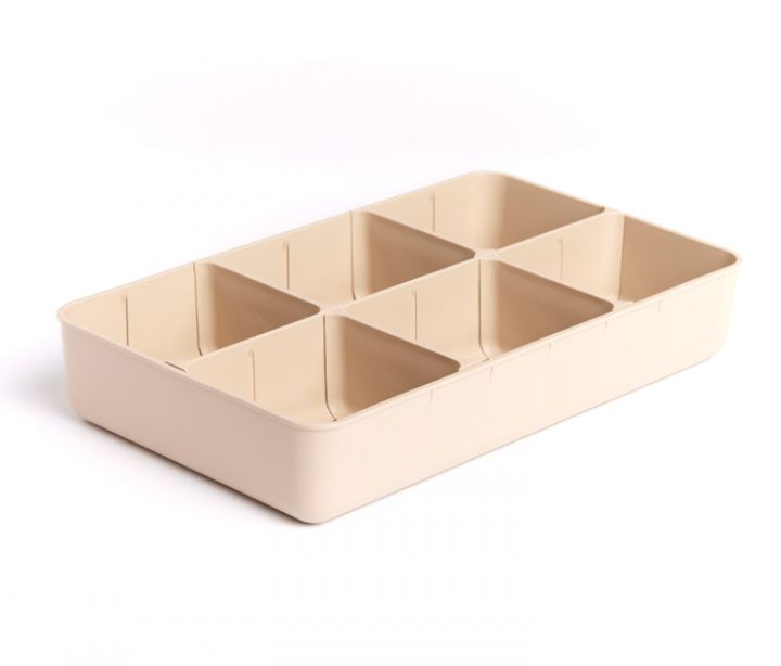 Drawer Organizer Beige Ea. thumbnail 4
