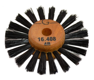 Wood Center Hub Brush Wheels – 1/Pkg - #B4 image