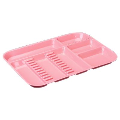 Plasdent - Set-up Tray Divided Size B (Ritter) - Coral, Plastic, 13-1/2" X 9-5/8" thumbnail 5